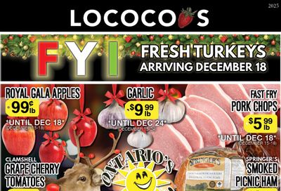 Lococo's Flyer December 15 to 18