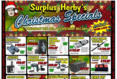 Surplus Herby’s Flyer December 18 to 24