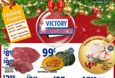 Victory Meat Market Flyer December 16 to 27