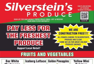 Silverstein's Produce Flyer December 16 to 20