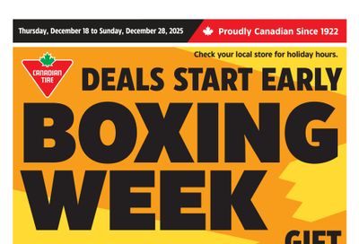 Canadian Tire (West) Flyer December 18 to 28