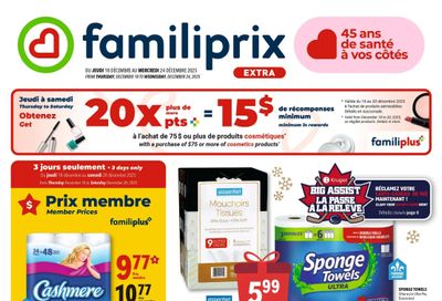 Familiprix Extra Flyer December 18 to 24