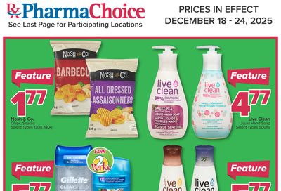 PharmaChoice (BC, AB, SK & MB) Flyer December 18 to 24