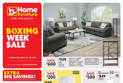 Home Furniture (ON) Flyer December 18 to 28