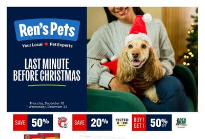 Ren's Pets Flyer December 18 to 24