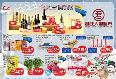 Kings Fair Supermarket Flyer December 18 to 24