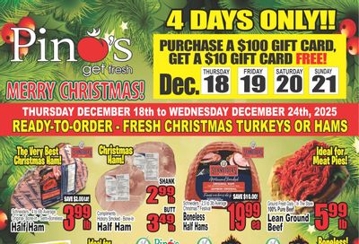 Pino's Flyer December 18 to 24