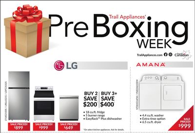 Trail Appliances (AB & SK) Flyer December 18 to 25