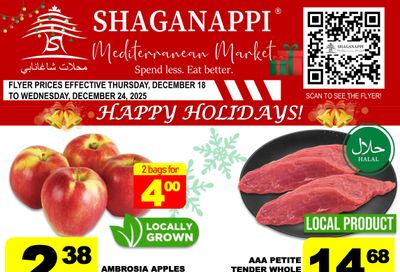 Shaganappi Mediterranean Market Flyer December 18 to 24
