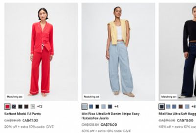 Gap Canada Pre-Boxing Day Sale: Save 50-60% on Select Styles + Extra 10% off For Members with Promo Code