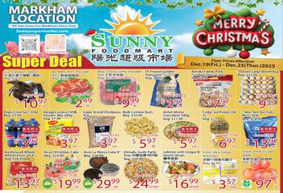 Sunny Foodmart (Markham) Flyer December 19 to 25