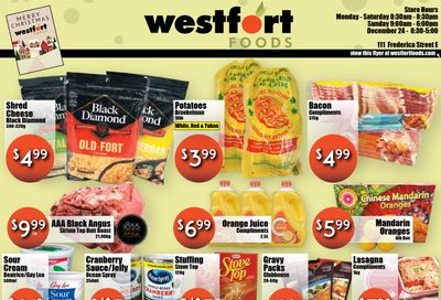 Westfort Foods Flyer December 19 to 25