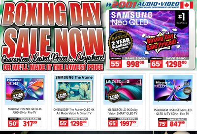 2001 Audio Video Flyer December 19 to 25