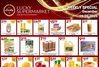 Lucky Supermarket (Edmonton) Flyer December 19 to 25
