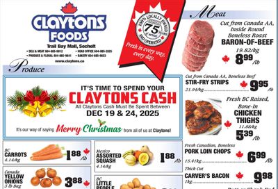 Claytons Heritage Market Flyer December 19 to 24