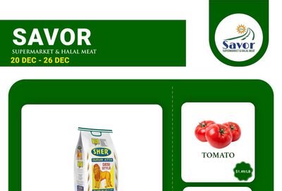 Savor Supermarket Flyer December 20 to 26