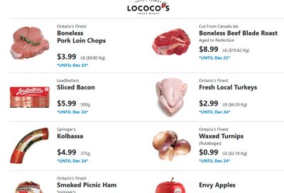 Lococo's Flyer December 22 to 24