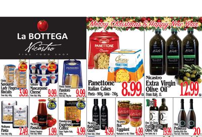 La Bottega Nicastro Fine Foods Flyer December 22 to January 5
