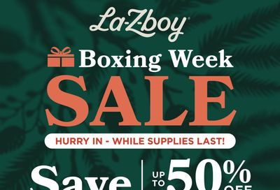 La-Z-Boy (GTA) Flyer December 22 to January 4