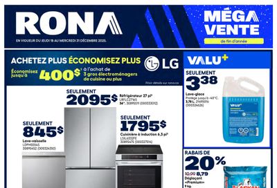 Rona & Rona+ (QC) Flyer December 25 to 31