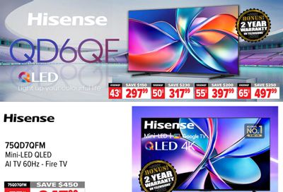 2001 Audio Video Boxing Week Flyer December 24 to January 1 