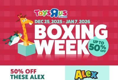 Toys R Us Boxing Week Flyer December 25 to January 7
