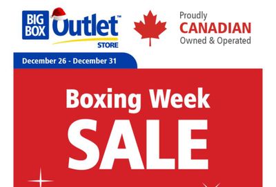 Big Box Outlet Store Flyer December 26 to 31