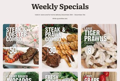 Meridian Farm Market Flyer December 25 to 31