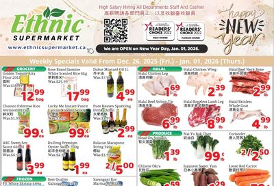 Ethnic Supermarket (Milton) Flyer December 26 to January 1