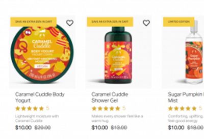 The Body Shop Canada Boxing Day 2025 Deals Sale: 40% off Sitewide + Save up to 70% off Select Products