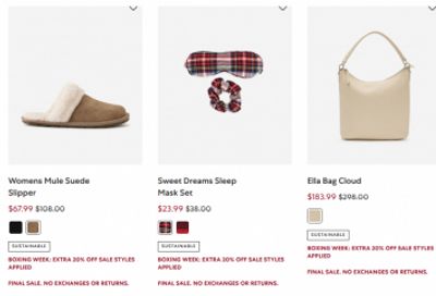 Roots Canada Boxing Day 2025 Deals Sale: Save up to 60% + Extra 20% off