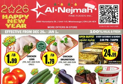 Alnejmah Fine Foods Inc. Flyer December 26 to January 1