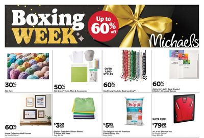 Michael's Boxing Week Flyer December 26 to January 1