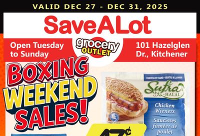 SaveALot Grocery Outlet Flyer December 27 to 31