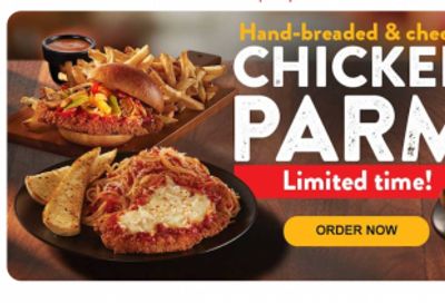 Swiss Chalet Canada Chicken Parm is Back: Price Starts from Only $18.49 + Deals & Specials