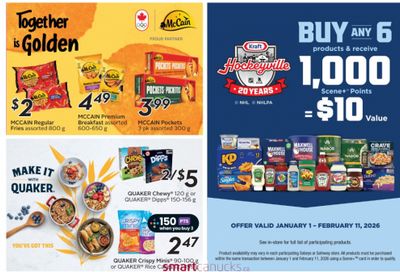 Sobeys Ontario: Get 10,000 Scene+ Points When You Buy 6 Kraft or Heinz Products + Flyer Deals