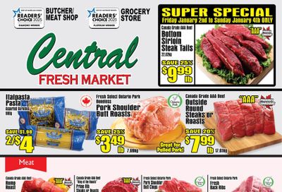 Central Fresh Market Flyer January 2 to 8