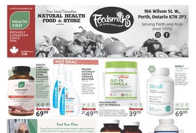 Foodsmiths Health First Flyer January 2 to 31