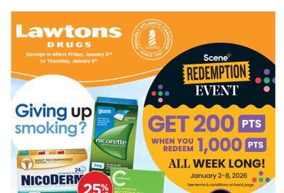 Lawtons Drugs (NS) Flyer January 2 to 8