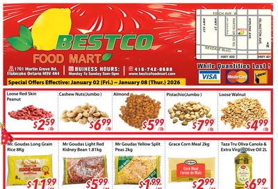 BestCo Food Mart (Etobicoke) Flyer January 2 to 8