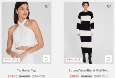 Club Monaco Canada: Sale Styles up to 50% Off + Extra 30% off