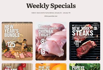 Meridian Farm Market Flyer January 1 to 7