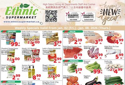 Ethnic Supermarket (Milton) Flyer January 2 to 8