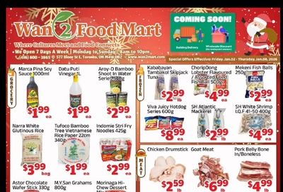 Wan 2 Food Mart Flyer January 2 to 8