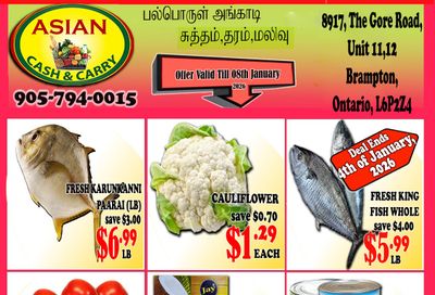 Asian Cash & Carry Flyer January 2 to 8