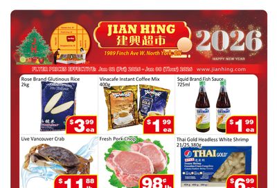 Jian Hing Supermarket (North York) Flyer January 2 to 8