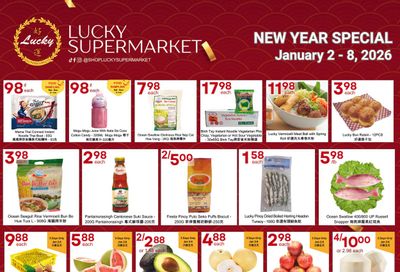 Lucky Supermarket (Edmonton) Flyer January 2 to 8