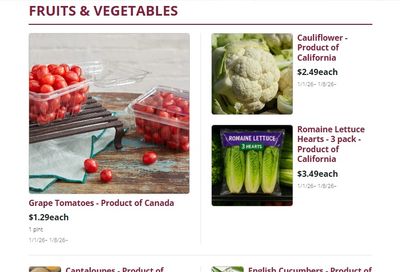 Mike Dean Local Grocer Flyer January 1 to 8