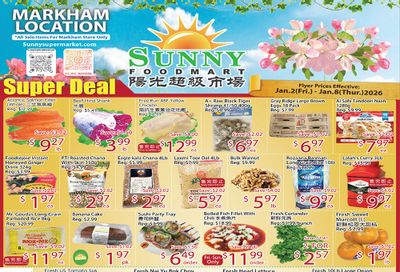 Sunny Foodmart (Markham) Flyer January 2 to 8