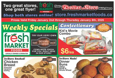 Fresh Market Foods Flyer January 2 to 8